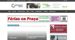 Desktop Screenshot of mandaguarionline.com.br