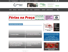 Tablet Screenshot of mandaguarionline.com.br